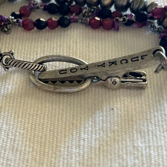 HUGE SALE! VINTAGE LUCKY BRAND FRESHWATER PEARL TOGGLE BRACELET NWT $35 - Picture 11 of 11